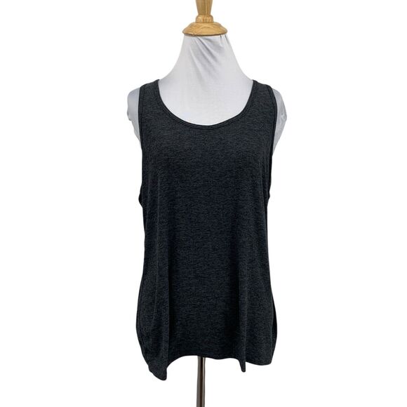 Beyond Yoga Tank Top Womens XL Extra Large Grey Scoop Neck Racerback Workout Gym - Picture 1 of 12